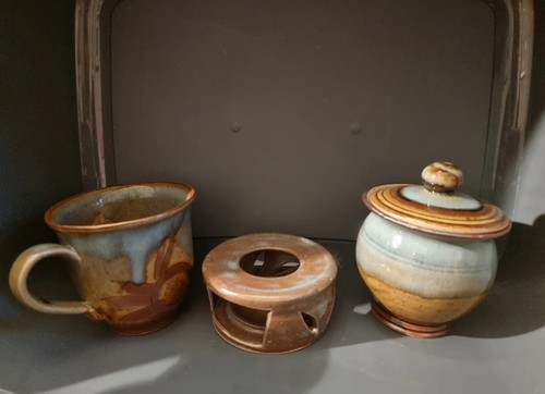 Handarbeit keramik set tasse - handarbeit,