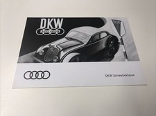 Audi DKW Postkarte Rar Selten Sammler Auto ??? Klassiker DKW Schwebeklasse