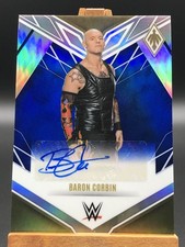 2023 WWE Panini Chronicles Baron Corbin Phoenix Autographs Blue /49 #PA-COR