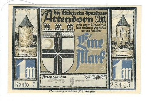 Notgeld attendorn - -,