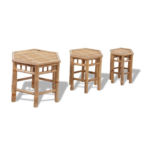 Gartenhocker stk bambus - 3,