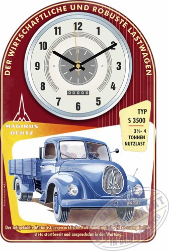 Oldtimer wanduhr motiv - oldtimer,
