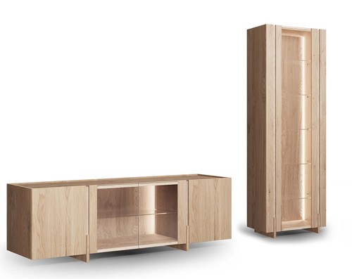 Wohnwand travertino anbauwand - travertino,