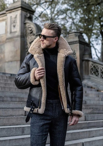 Herren raf bomber schwarz - herren,