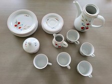 20 teiliges Kaffeegedeck, Teegedeck Porzellan Kahla Konvolut DDR Ostalgie  