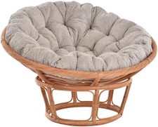 Papasansessel XXL mit Kissen