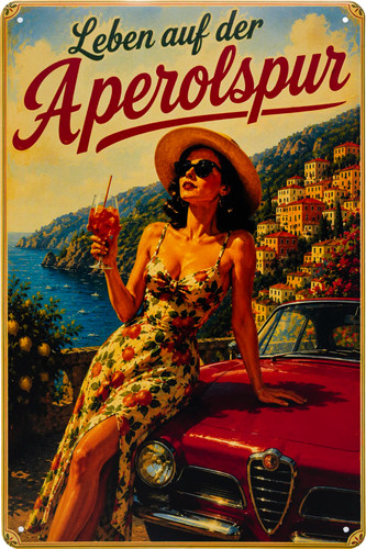 Blechschild aperol spritz - blechschild,