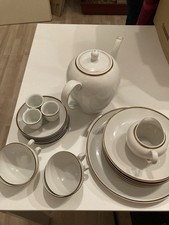 🫖🫖🫖 Alt Schönwald Porzellan Geschirr Kaffeeservice mit Goldrand