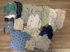 Kleiderpaket jungen T-Shirt ,Lang und Kurzarm Bodys 98/104 18 Stück