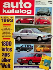 Autokatalog - AMS - Auto Motor und Sport 1993 - Nr.36