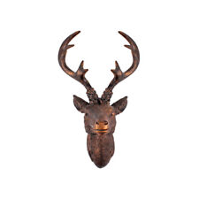 Hirschgeweih Hirschkopf Wanddeko Dekoration Wandschmuck Figur 3 Größen Farbwahl