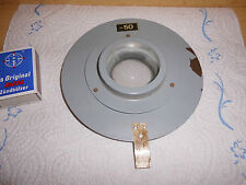 1 x Glaslinse im Abblendrahmen -50, Optikversuche, gebr., Phylatex oder SCOLI??