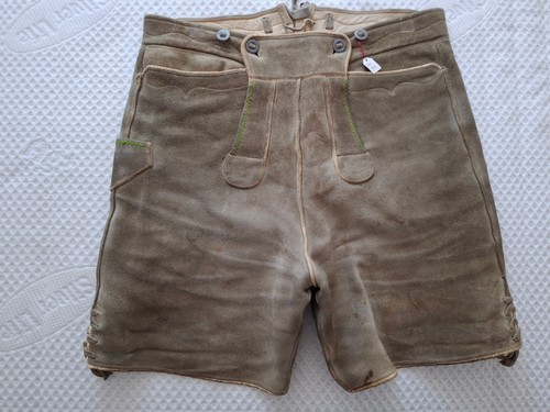 Hirschlederhose kurz - hirschlederhose,