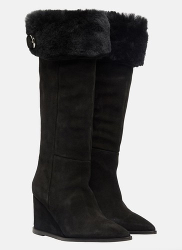 Stiefel mit keilabsatz - stiefel,