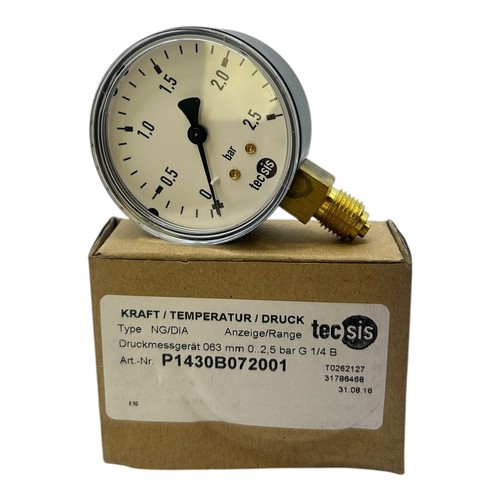 Tecsis manometer 5bar - tecsis,