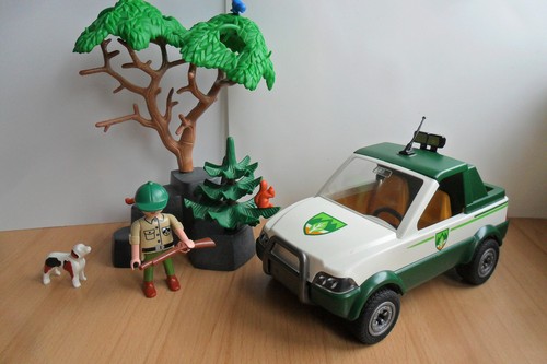 Playmobil jäger mit - mit, fahrzeug