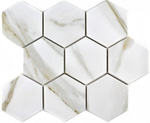 Hexagonale sechseck mosaik - hexagonale,