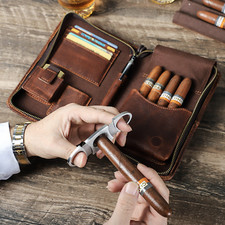 Echtes Leder Zigarrenetui 5