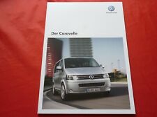 VW T5 Caravelle Trendline Comfortline Prospekt Brochure Depliant Folleto 2012