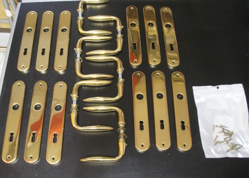 Türdrücker langschild massiv - türdrücker,