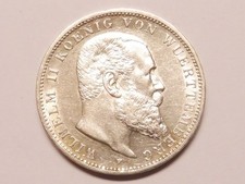 WÜRTTEMBERG 3,- Mark 1909