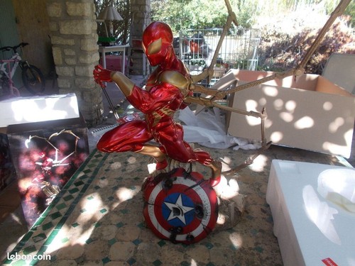 Sideshow modell iron spiderman - iron,