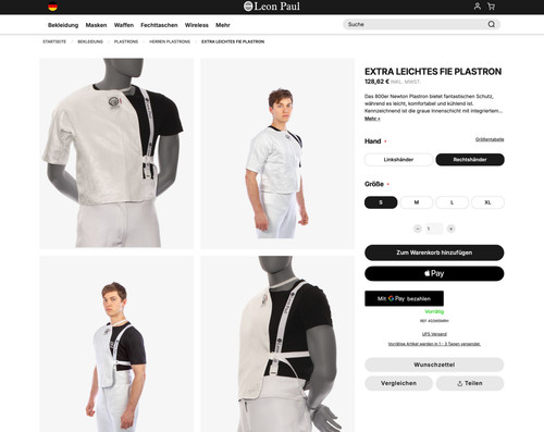 Plastron fechten leon paul - plastron,