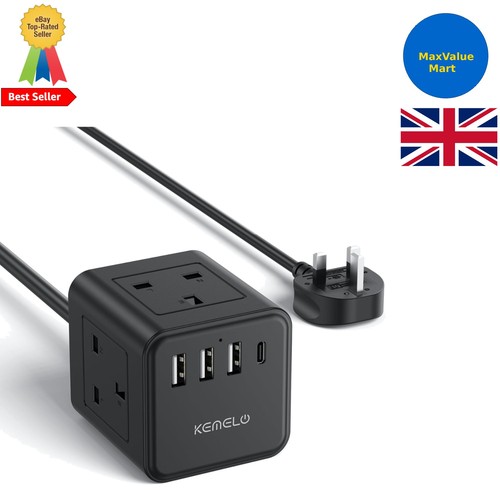 Sleek cube fach steckdose - sleek, 4-fach