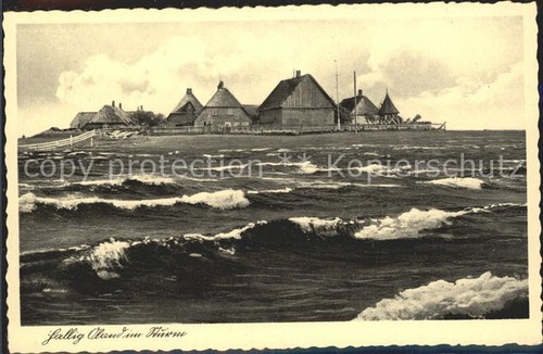 Hallig oland sturm - hallig,