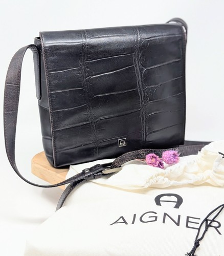 Aigner vintage schultertasche - aigner,