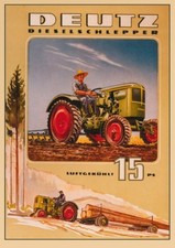 Blechschild 20x30 Deutz Diesel