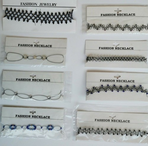 Tattoo halsband strass schmuck - strass,
