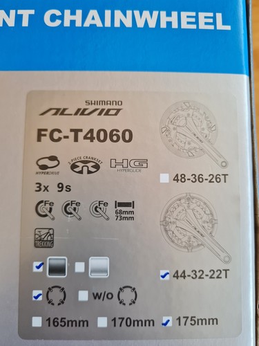 Shimano alivio t4060 - alivio, fc-t4060