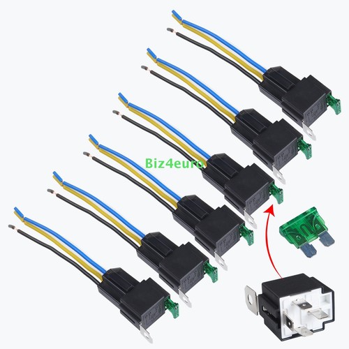 6pcs sicherung relais 12v - 6pcs, a