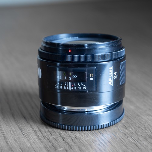 Minolta 24mm 8 objektiv - minolta,