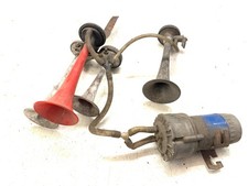 PKW AUTO Fanfare Signalhorn 4x Hupen Kompressor Hupe ZUBEHÖR 12V