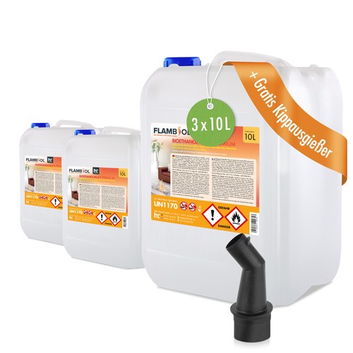 Bioethanol premium 30l - 96,6%,