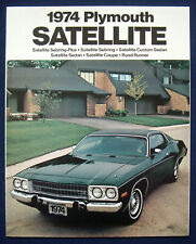 Prospekt brochure 1974 Plymouth Satellite  (USA)  Road Runner