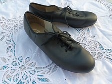 Capezio Stepptanzschuhe Tele Tone Tap, Damen, schwarz, geschnürt, Größe 10 M