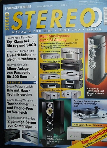 Stereo cm 9 elac fs - b&w,