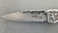 Mcusta Seki Japan Damaskus  Framelock Taschenmesser