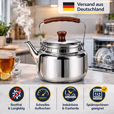 Teekanne edelstahl milchkocher - edelstahl,
