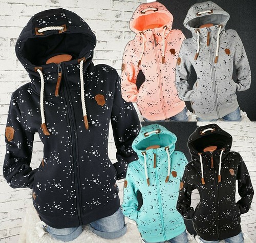 Damen sweat jacke kapuze - damen,