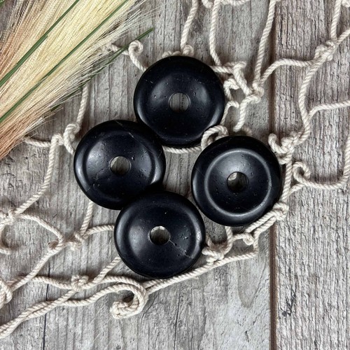 Schungit donut 40mm edelstein - donut,