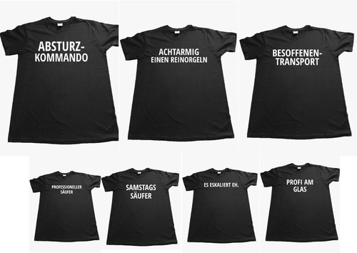 Sprüche shirt party - t-shirt,