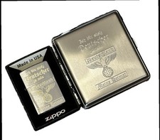 ZiPPO +  Zigaretten Etui Set
