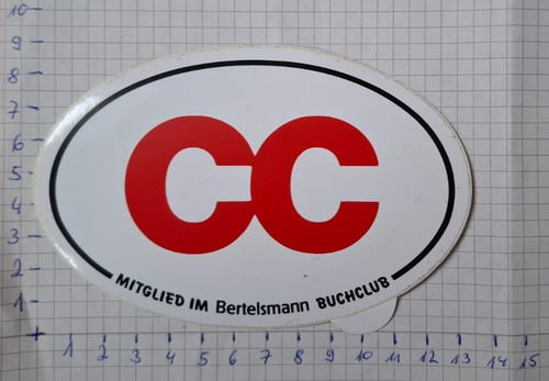 Aufkleber bertelsmann - aufkleber, "bertelsmann
