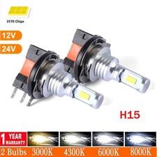 2x H15 LED Glühbirne Auto