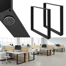B-Ware Tischbeine Tischkufen Tischgestell Tischuntergestell 60 x 72 cm Schwarz