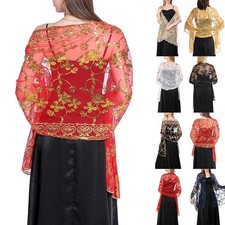 Lange Pailletten Spitze